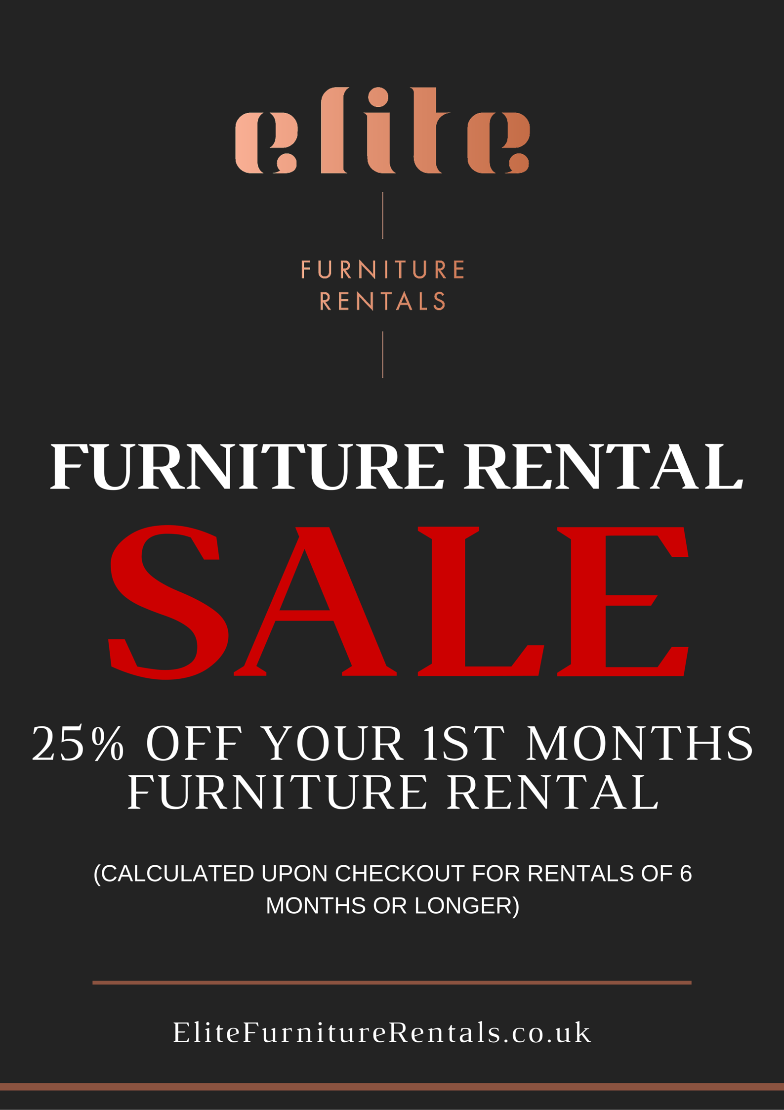 Elite Furniture Rentals Sale offer